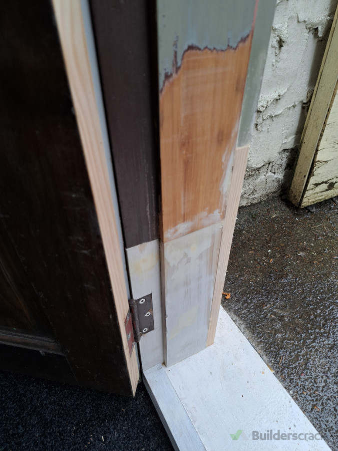 Door sill and jamb repair