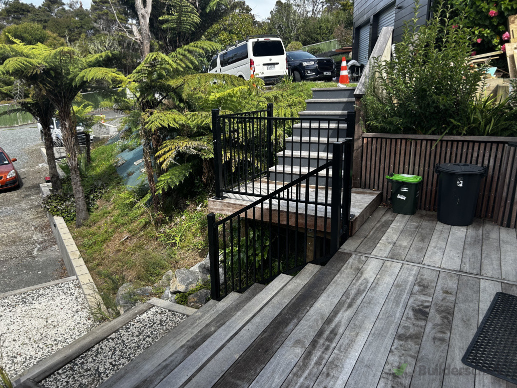 Entry stairs & landings