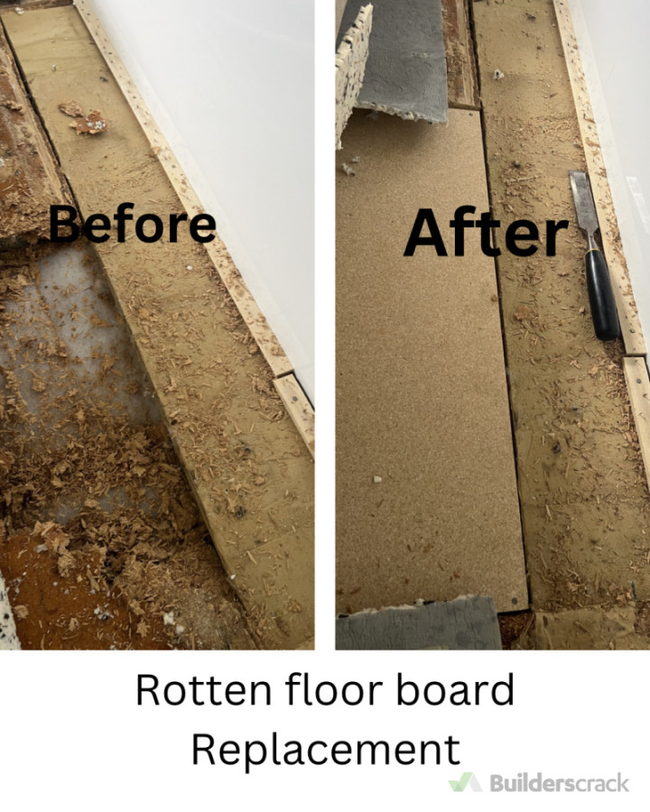 Rotten Floor Board Repair