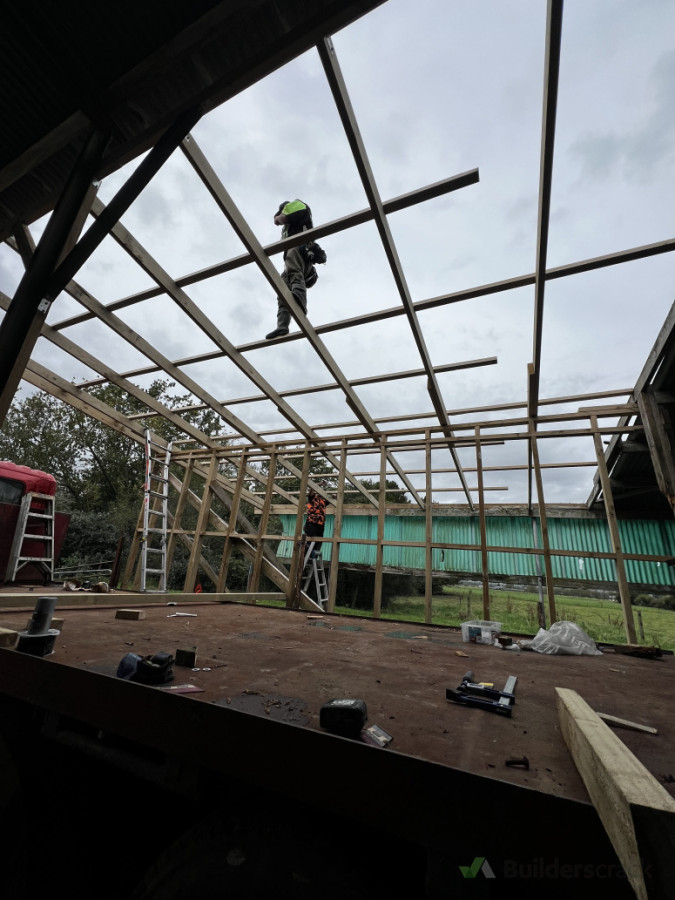 Frame and Roofing (Farm Shed)