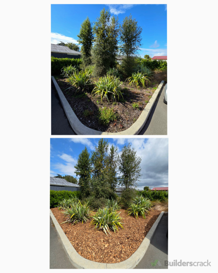 Weeding, mulching