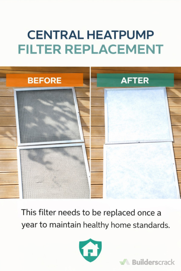 Central heatpump/ ducted filter replacement