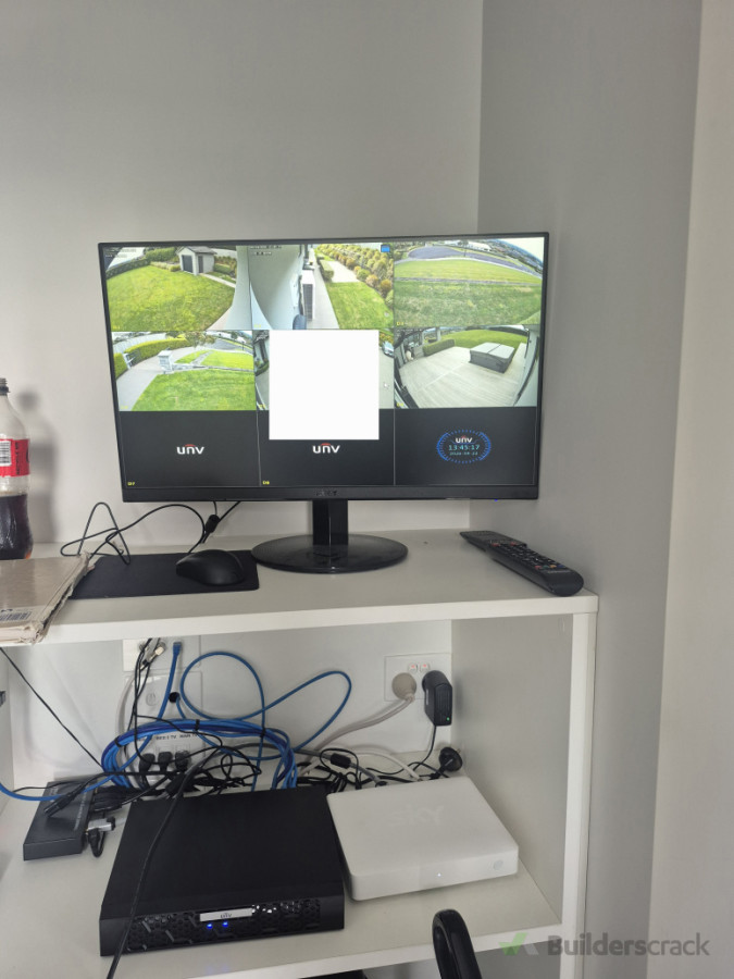 Cctv with monitor