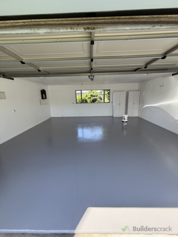 Garage floor repaint with quality products