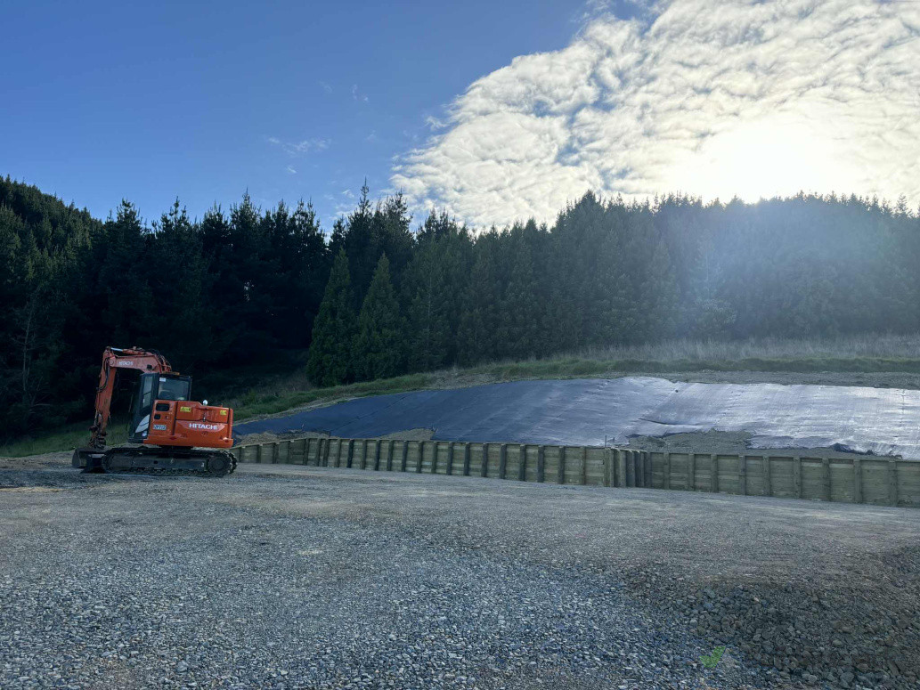 A large bulk earthworks cut and fill site we completed