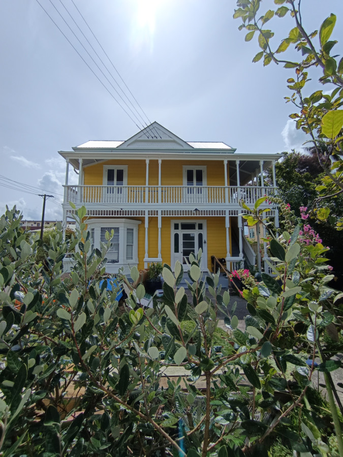 Facade of the villa after renovation