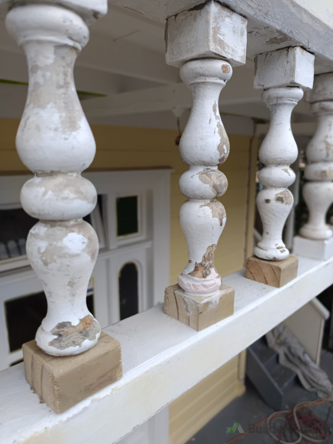 Rotten details were carefully restored