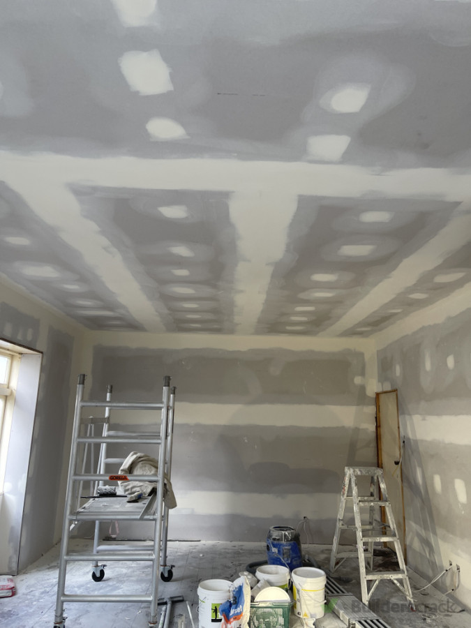 Before ceiling painting refresh