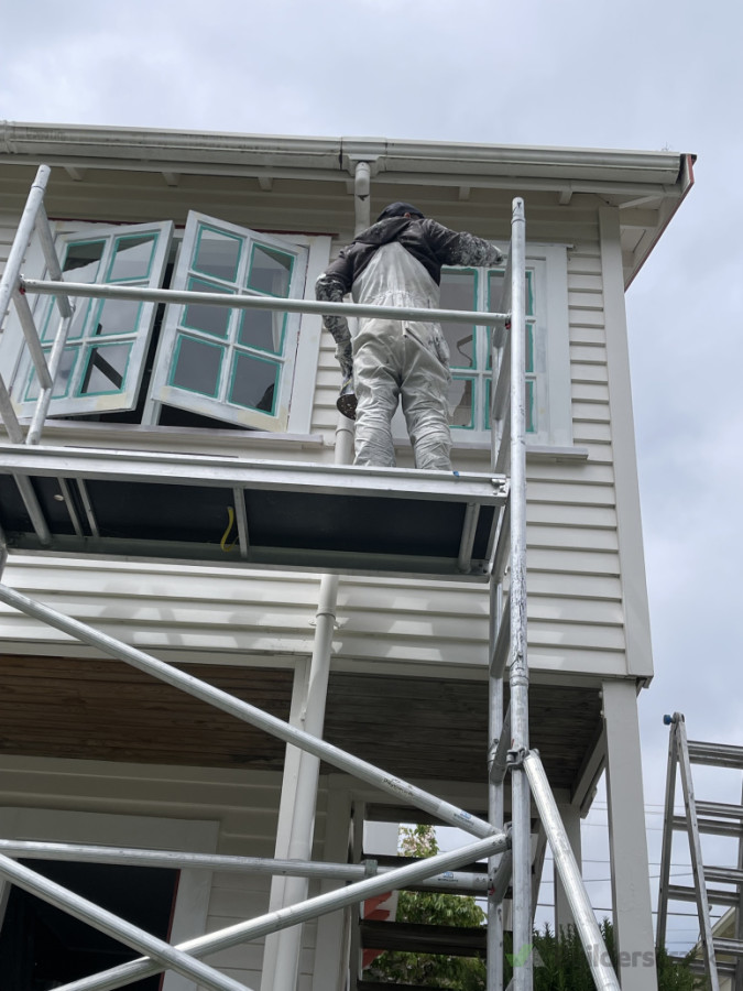 Painter working