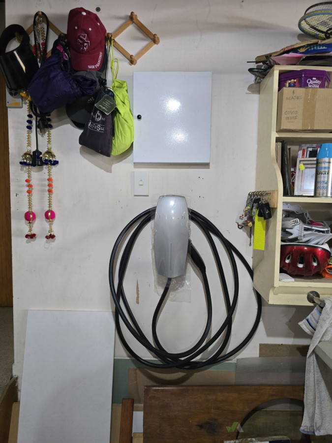 EV charger installed