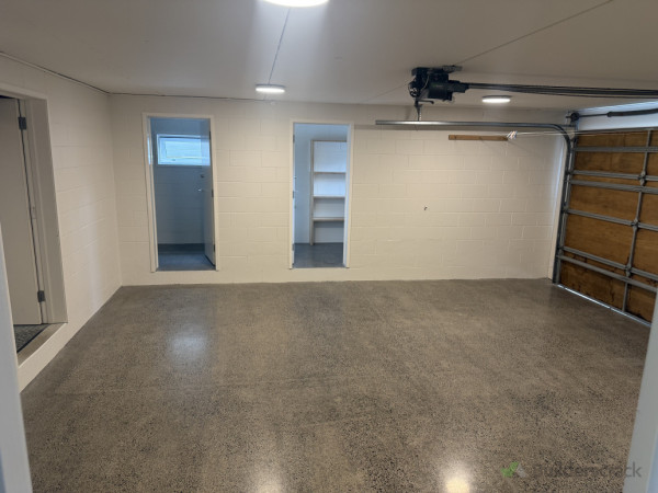 Semi gloss finish polished concrete