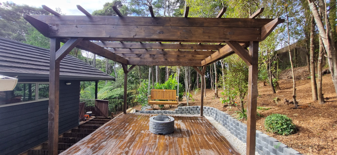 Deck and pergola