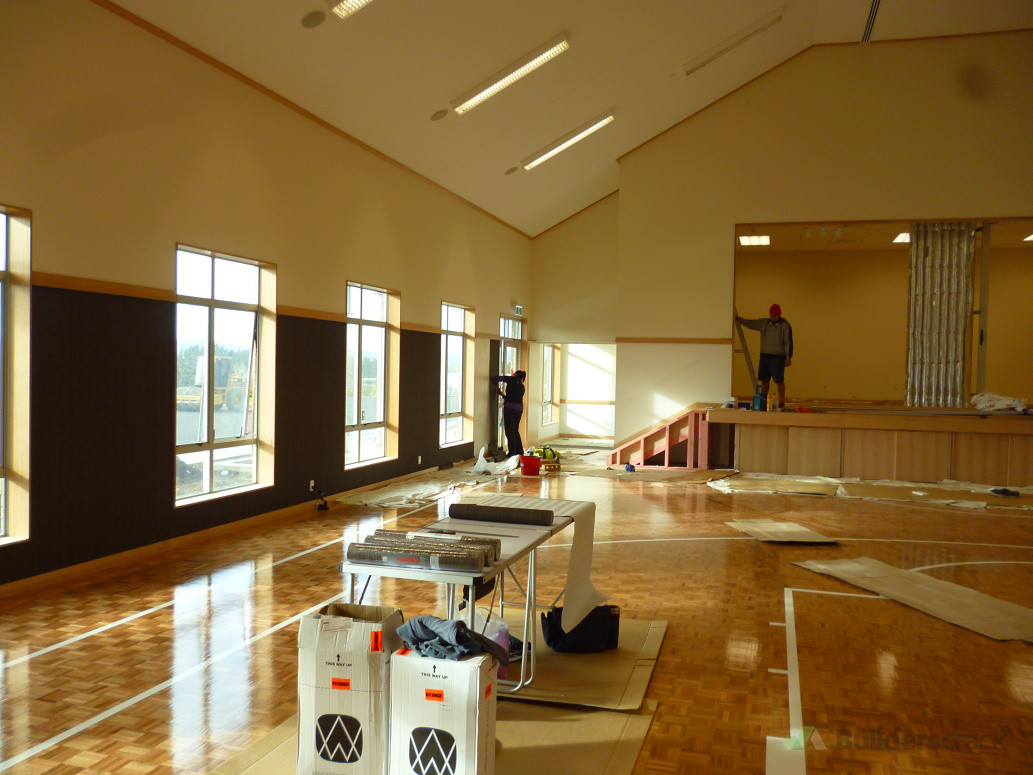 Did the whole church including the basketball court