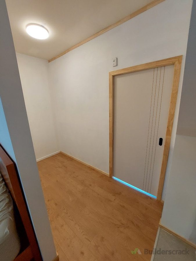 New walk-in wardrobe with cavity slider