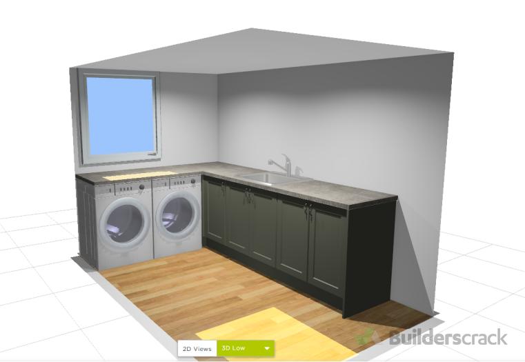 Laundry - measure, make and install (#1256794) | Builderscrack
