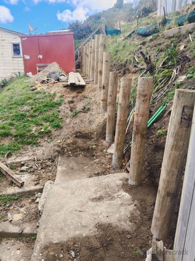 Full wall line - 18 posts across various levels