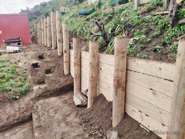 Tidy up to leave for a month while clients saved up funds for the rest of the project