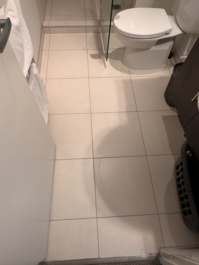 Bathroom floor got a new life