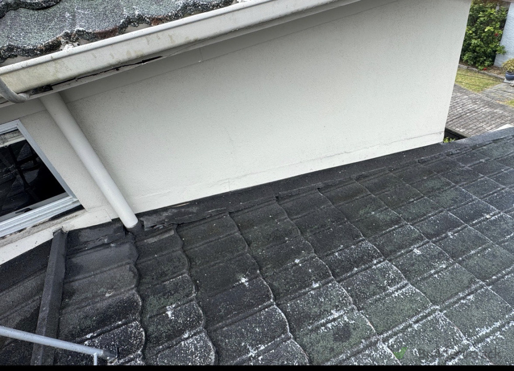 Old side apron was letting water in