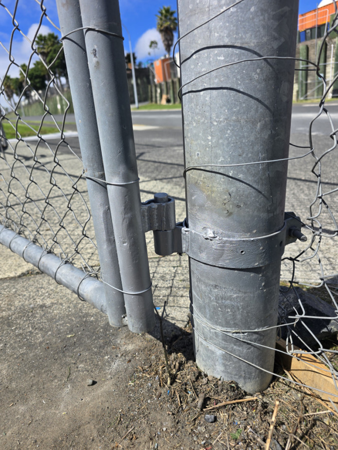 Gate repair.