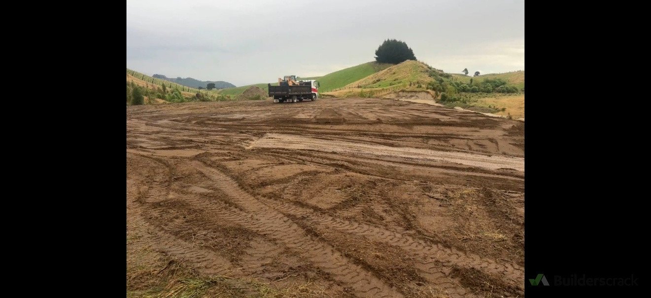 After massive house site