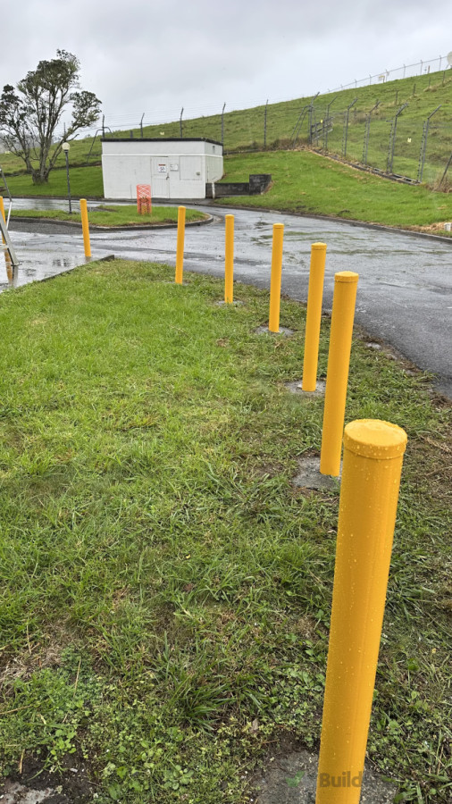 Bollard  painting