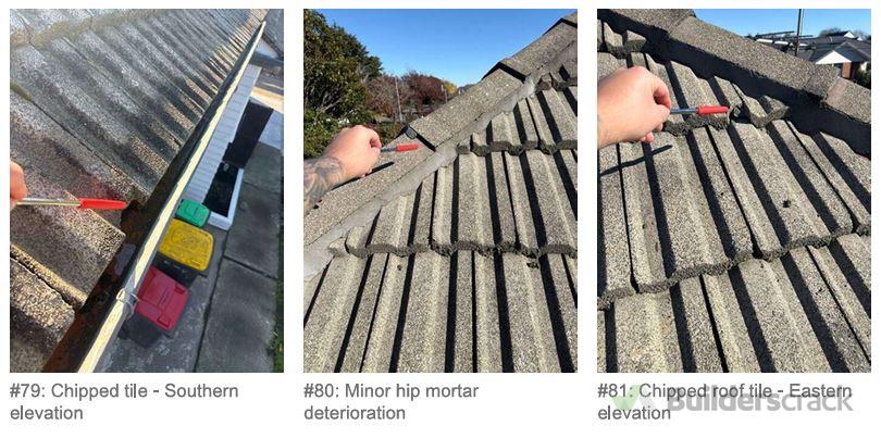 Roof - replace chipped tiles and ridge/hip mortar. (#1259188 ...