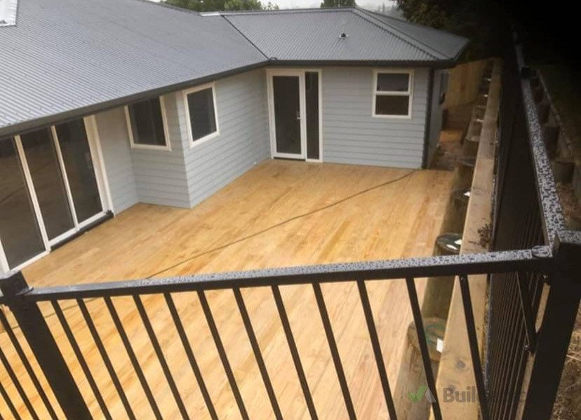 My work on the job was with the deck and pool fencing