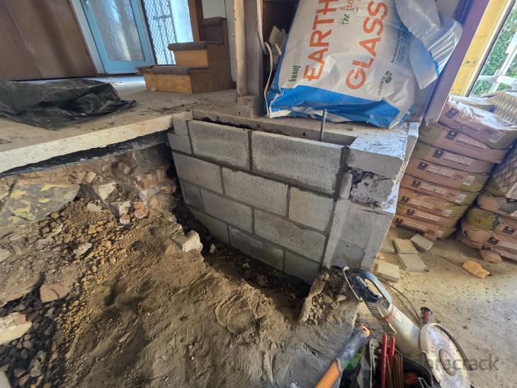 Blockwork required on renovation (#1251812) | Builderscrack