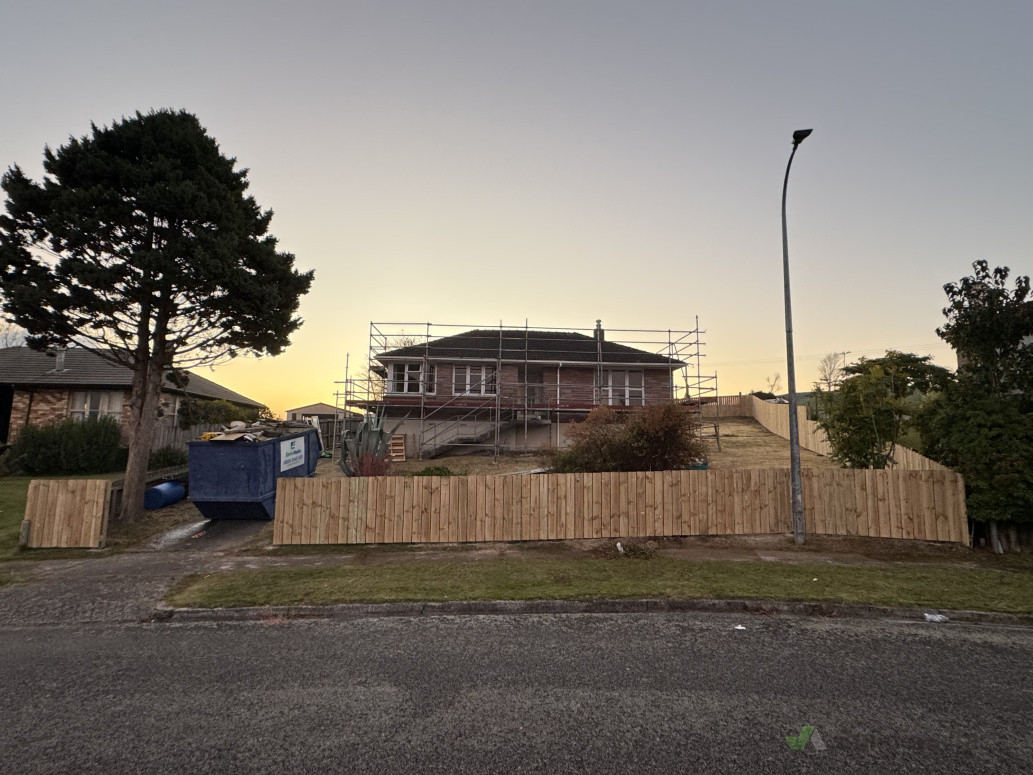 150 metres timber fencing