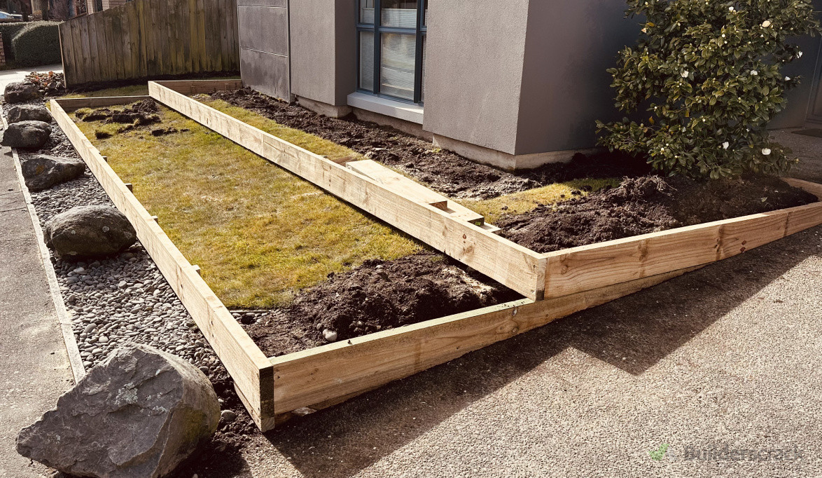 Terraced garden