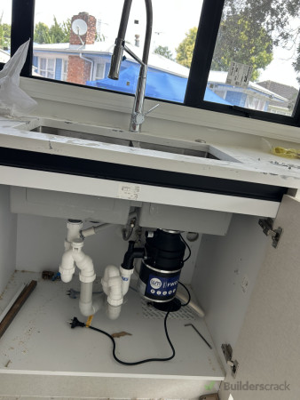 Kitchen sink installation
