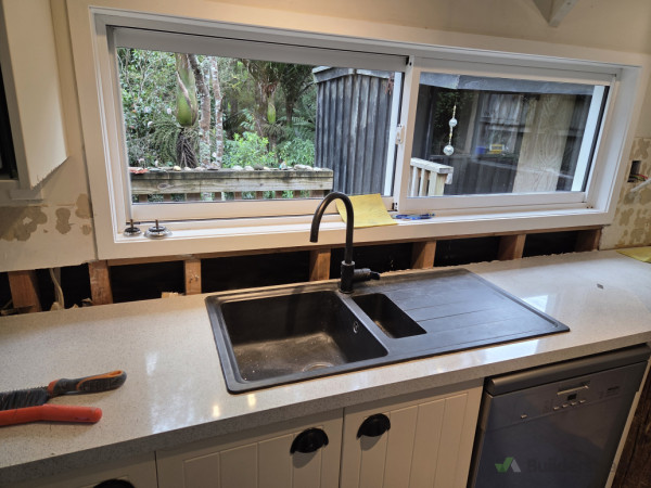 Replace rotten gib board and new framing