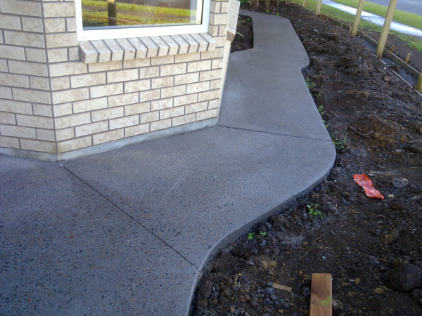 Installed all boxing for paths and drive for the project ready for pouring.