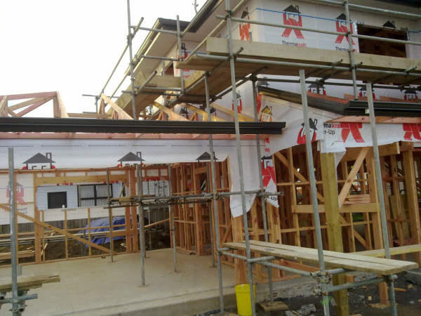 Scaffold for Cladding etc