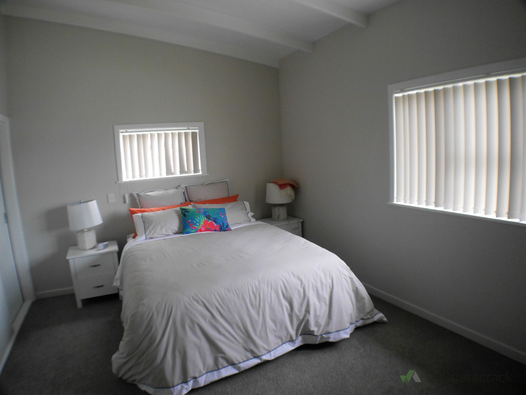 Bedroom skim coated to fiinsh