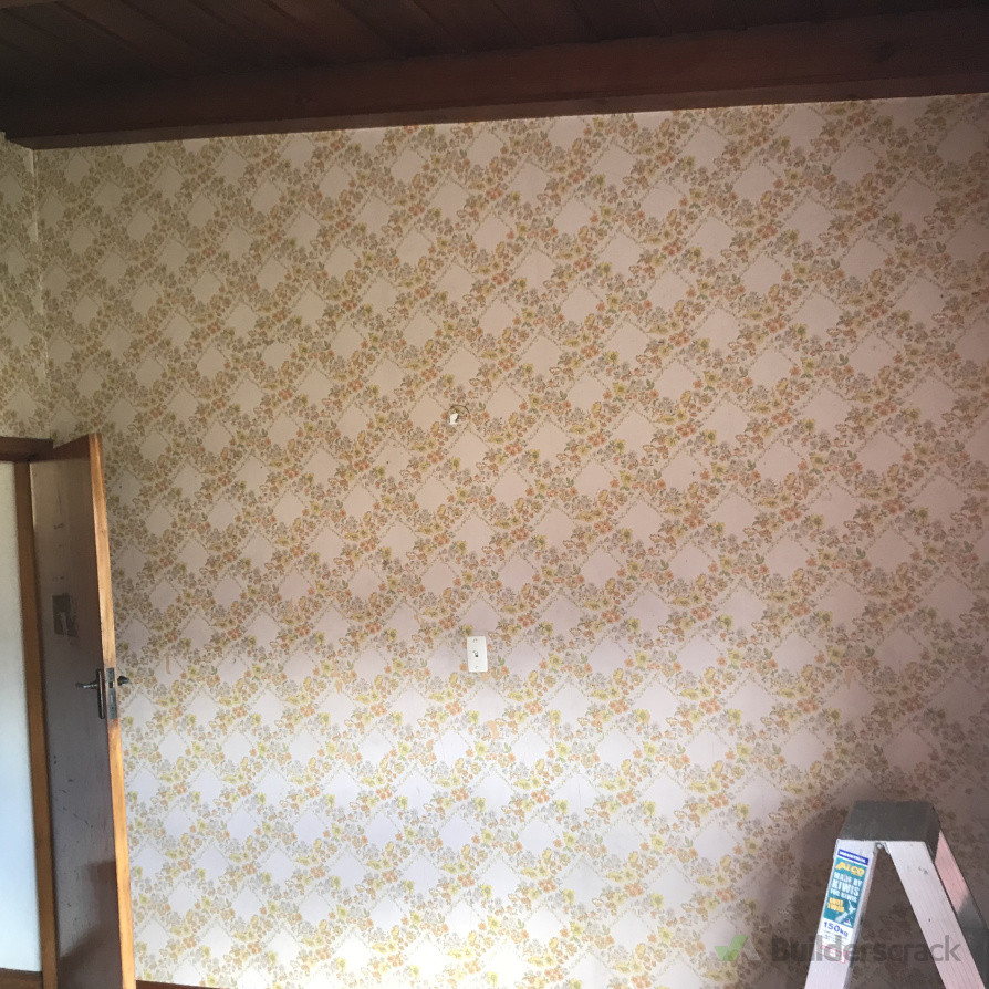 Bedroom original wall paper