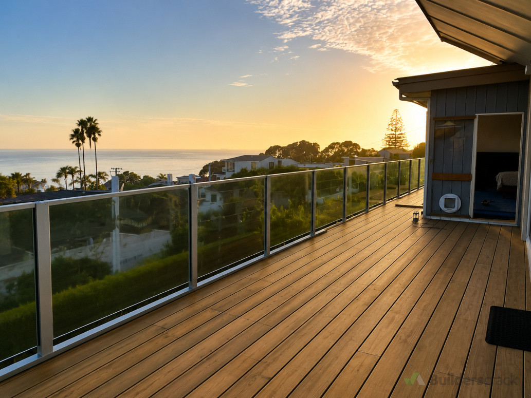 Scenic north shore deck