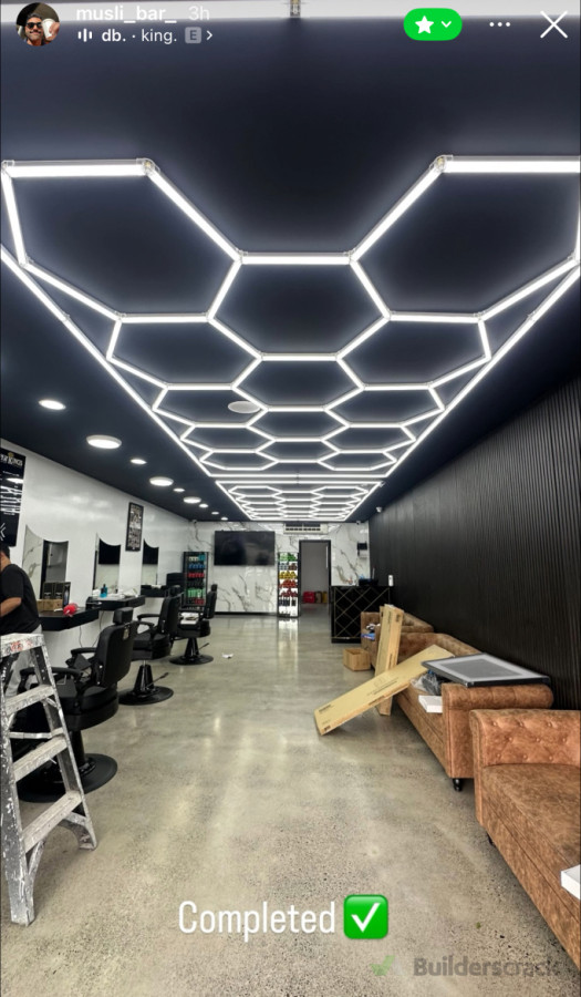 Barber shop renovation
