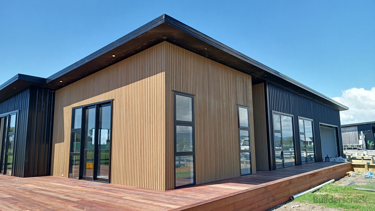 Stain on New Build Cladding.