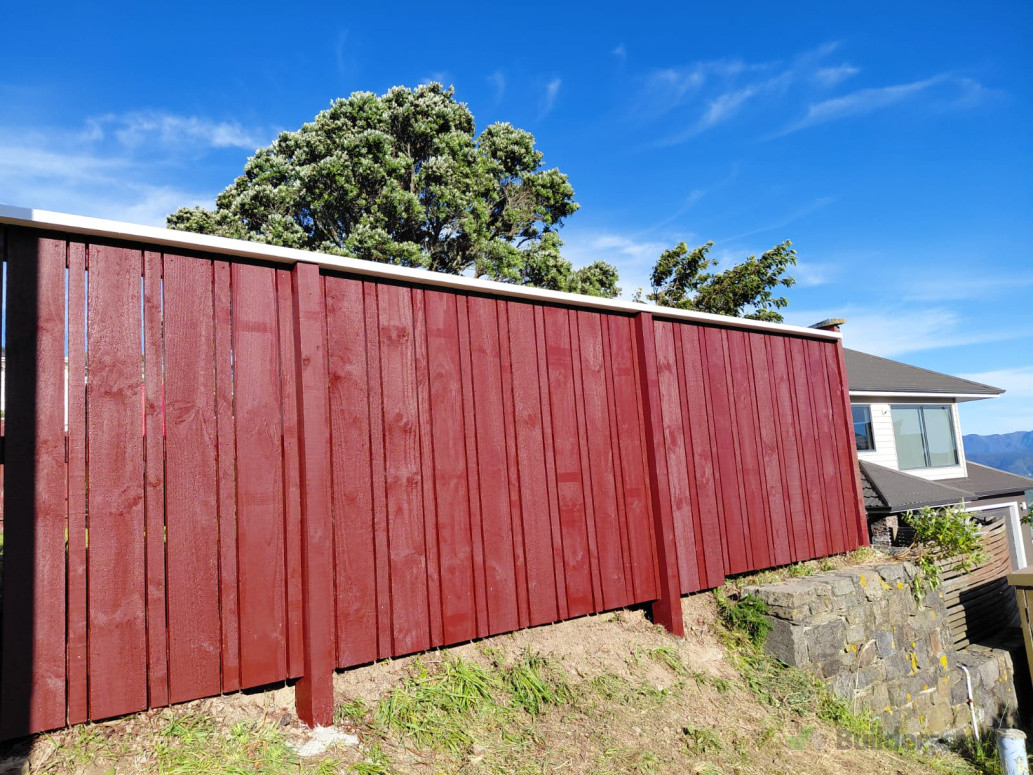 Fence replacement and exterior repaint completed