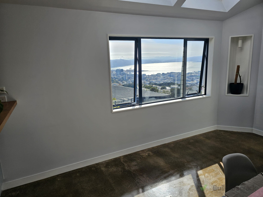 Interior painting and wall finishing completed
