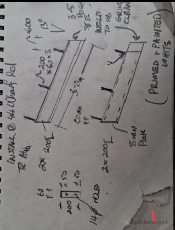 Canopy steel drawing