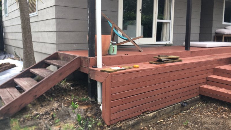 Existing deck