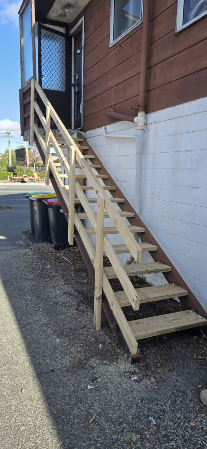 Replaced with treated timber H3.2