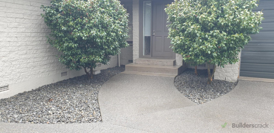 Pressure Washing Entrance Way
