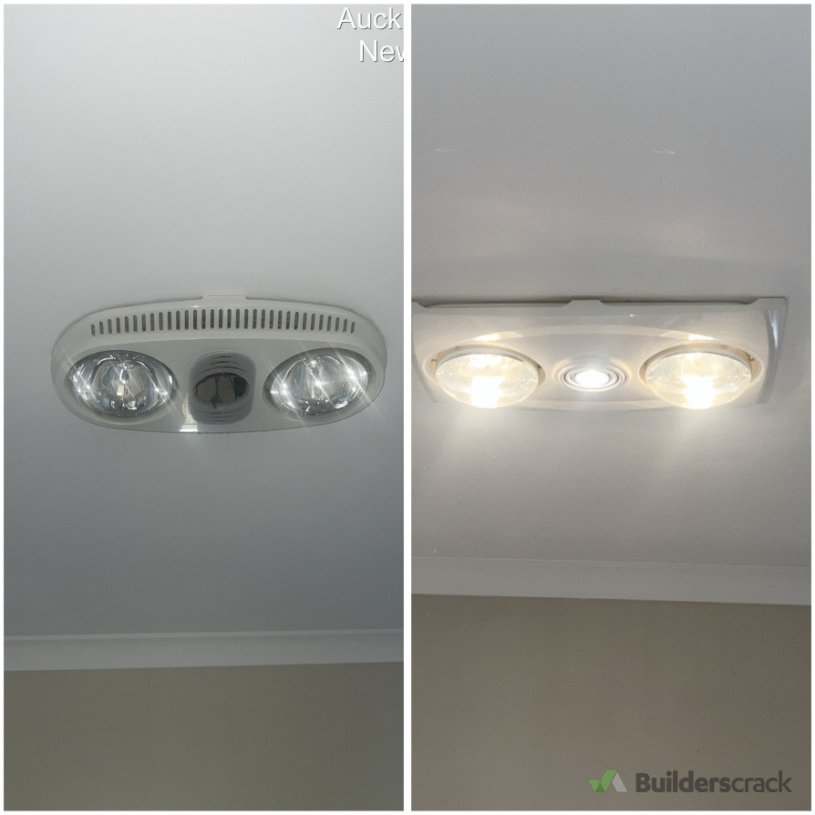 Bathroom fan installation