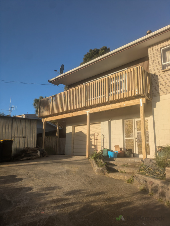 Second story deck replaced.