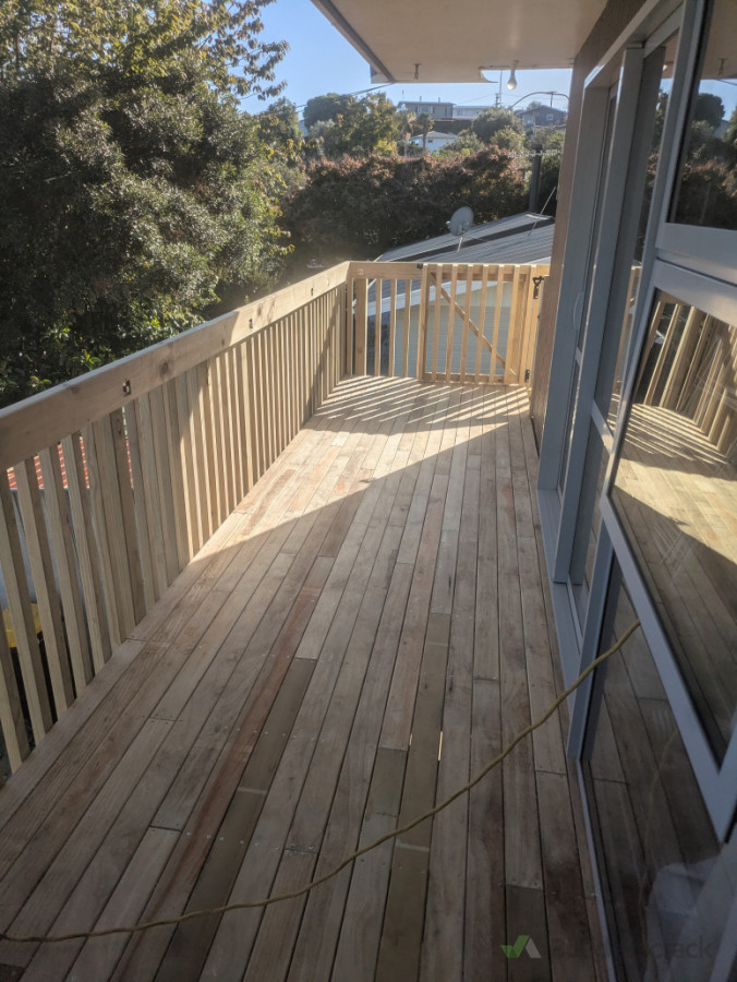 Pine timber Deck