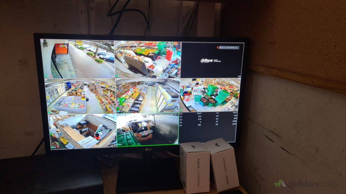CCTV install at a superette